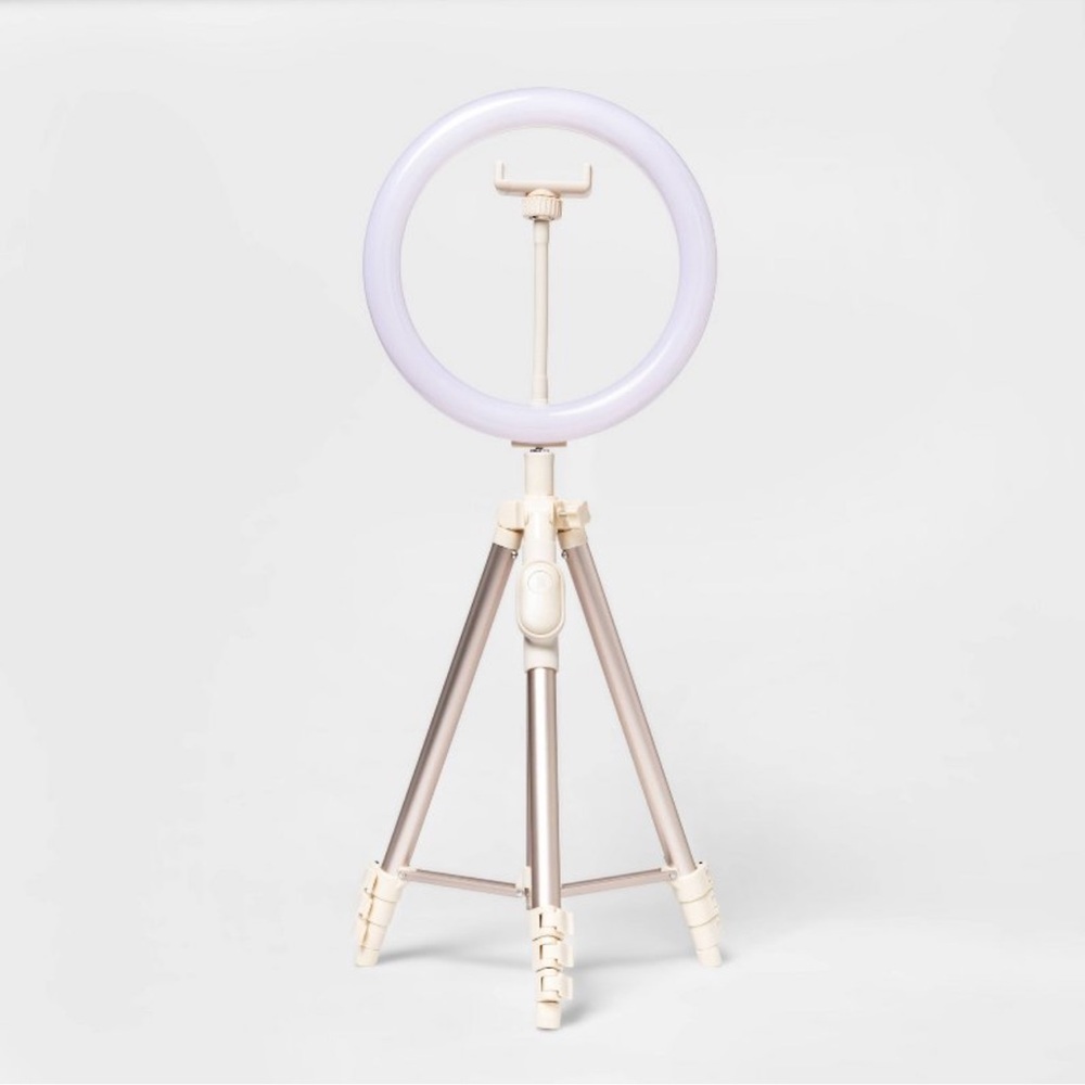 SOLD - Ring Light with Tripod - heyday Stone White